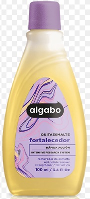 Quitaesmalte fortalecedor x 100 ml - Algabo