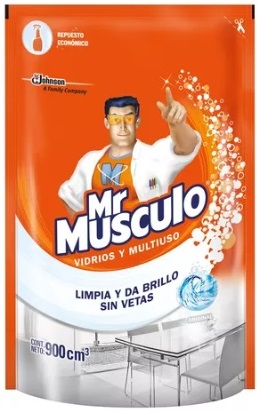 Repuesto limpia vidrios y multiuso x 450 cc - Mr. Musculo / Cif