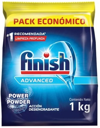 Repuesto lavavajillas polvo advanced doy pack x 1 kg - Finish