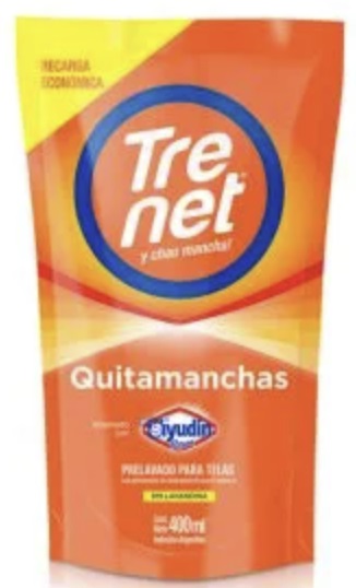 Repuesto quitamanchas prelavado doy pack x 400 cc - Trenet