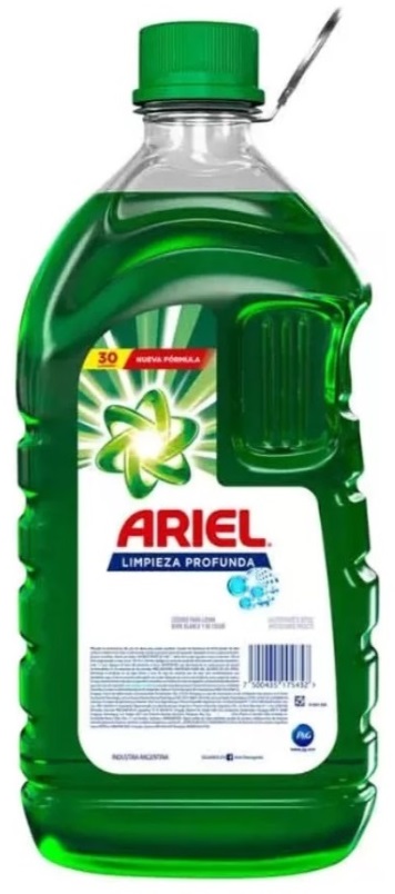 Jabon liquido limpieza profunda botella x 800 ml - Ariel