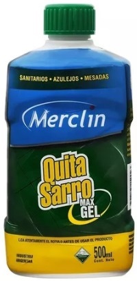 Removedor de sarro max gel x 500 cc - Merclin