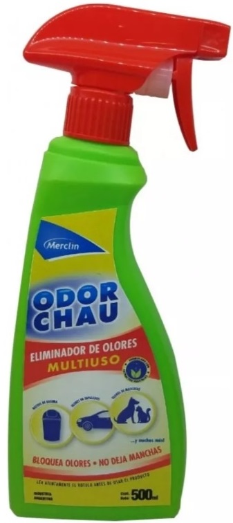 Eliminador de olores multiuso odor chau x 500 cc - Merclin