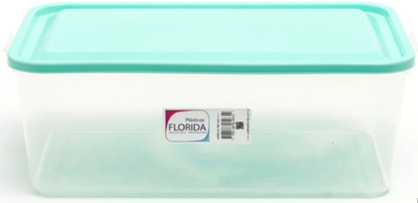 Hermetico rectangular x 6,00 lts - Florida