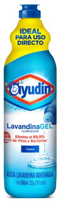 Lavandina en gel original x 500 ml - Ayudin