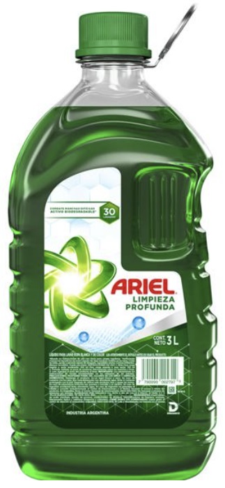 Jabon liquido limpieza profunda botella x 3 lts - Ariel