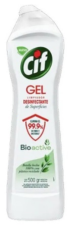 Gel multiuso desinfectante de superficies x 500 gr - Cif