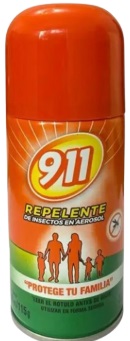 Repelente de insectos en aerosol x 150ml/115g - 911
