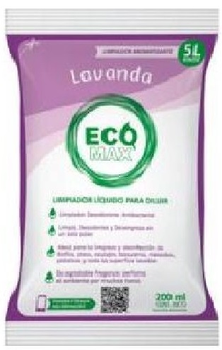 Desodorante de piso en sobre (Rinde 5 lts) - Ecomax