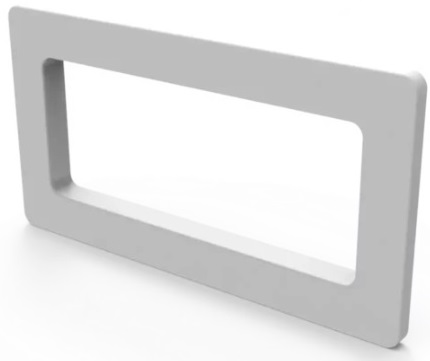 Marco vista para skimmer boca ancha hormigon - Vulcano 237028