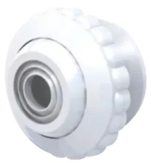 Retorno orientable para exterior adaptador blanco multiflujo rosca macho 1 ½" - Vulcano 117008