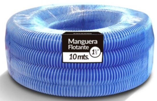 Manguera flotante bicolor ø 1 ½" x 10 mts - Vulcano 149132