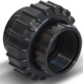 Union doble abs hembra-hembra para pegar y roscar ø 50 x 1 ½" - Vulcano 101016