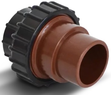 Union doble abs macho-hembra para pegar y roscar ø 50 x 1 ½" - Vulcano 101017