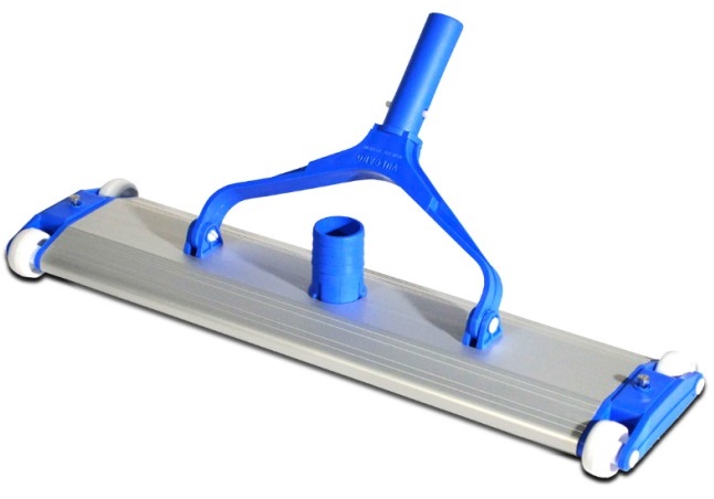 Barrefondo aluminio 48 cm 4 ruedas y cepillo pp - Vulcano 110007
