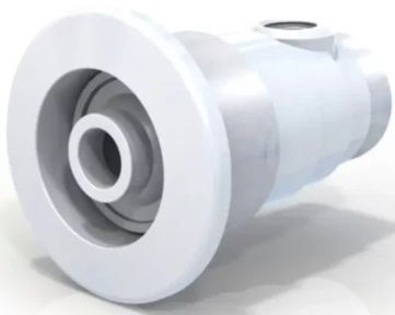 Hidromasajeador con aro vista blanco pico ø 19 horm - Vulcano 108001