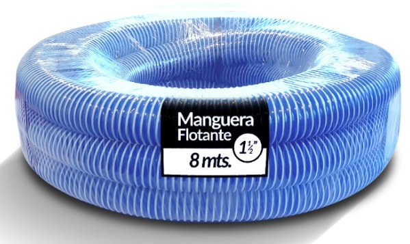 Manguera flotante bicolor ø 1 ½" x 8 mts - Vulcano 149131