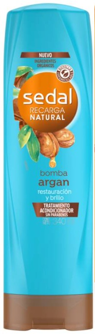 Acondicionador restauracion y brillo bomba argan x 340 cc - Sedal