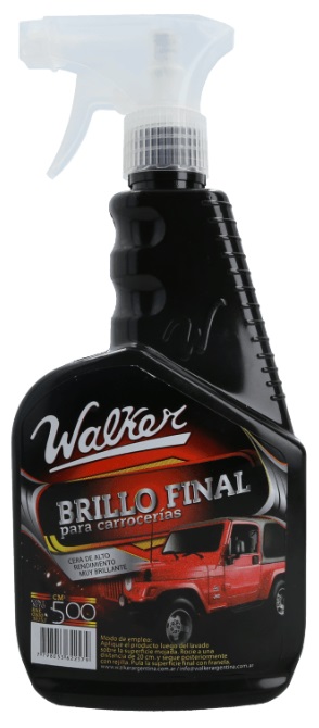 Brillo final para carrocerias en spray x 500 cc - Walker