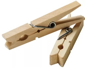 Broche madera reforzado x 12 u - Romyl