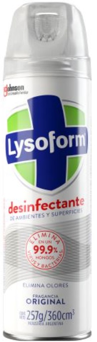 Desinfectante en aerosol original x 360 cc - Lysoform