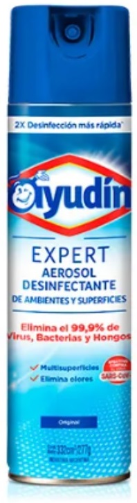 Desinfectante en aerosol original x 332 cc - Ayudin