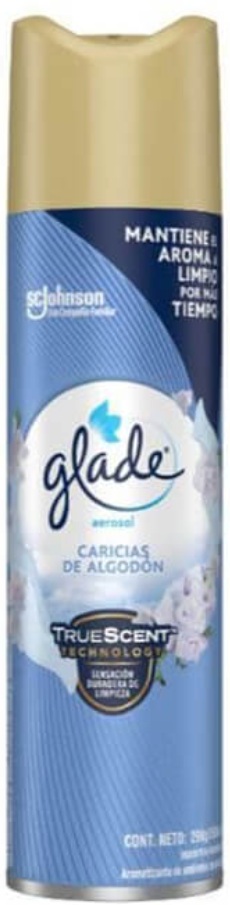Desodorante de ambiente caricias de algodon x 327g - 360/380 cc - Glade