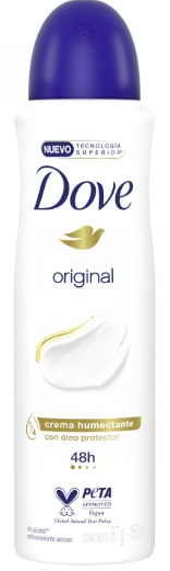 Desodorante original crema humectante con oleo protector x 150 ml - Dove