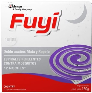 Espiral country fresh (violeta) x 12 u - Fuyi