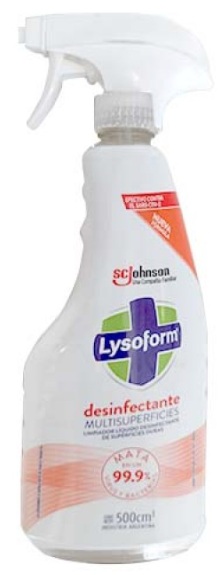 Gatillo desinfectante multisuperficies x 500 ml - Lysoform