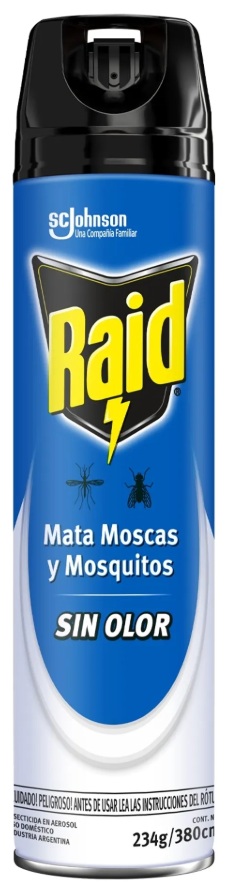 Insecticida mata moscas y mosquitos sin olor x 360 cc - Raid