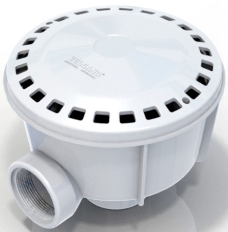 [682*Tom*125000] Toma de fondo estandar con tapa antiremolino para hormigon - Vulcano 125000