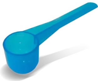 [189*Cuc*102100] Cuchara dosificadora de cloro 20 gr - Vulcano 102100