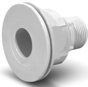 [1209*Pas*112030] Pasamuro fibra de vidrio para powerled con rosca macho 3/4" - Vulcano 112030