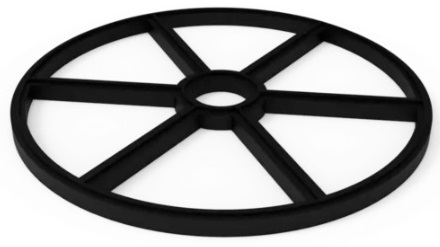 [364*Jun*233012] Junta estrella para multivalvula 6 vias 1 ½" - Vulcano 233012