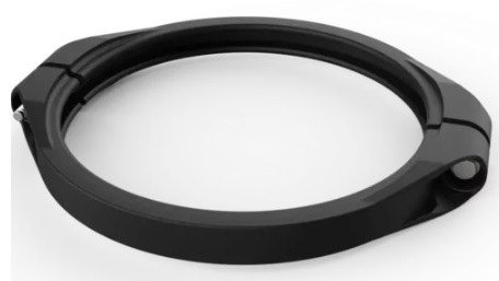 [165*Cla*131900] Clamp pastico completo con tornillo y tuerca - Vulcano 131900