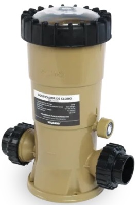 [1203*Dos*102200] Dosificador de cloro en pastillas carga 2,5 kg - Vulcano 102200