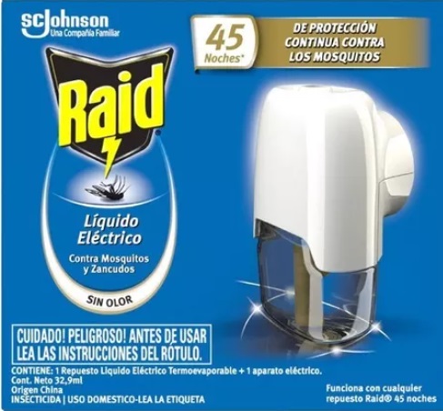 [765*Apa*0178344*1046] Aparato electrico liquido full 45 noches - Raid