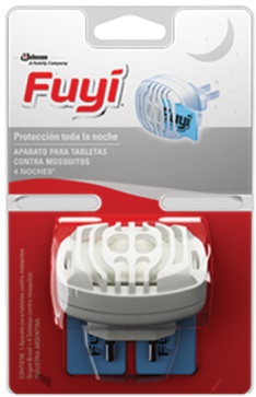 [304*Fuy*0168599*1217] Aparato insecticida + 4 tabletas - Fuyi
