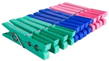 [102*Bro*10042] Broche plastico reforzado x 12 u - Romyl