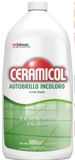 Cera autobrillo x 800 cc - Ceramicol