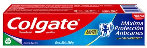 [191*Den*0176025] Dentifrico maxima proteccion anticaries con calci-protect x 180 gr - Colgate