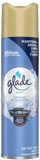 [923*Gla*0115552*506] Desodorante de ambiente caricias de algodon x 327g - 360/380 cc - Glade