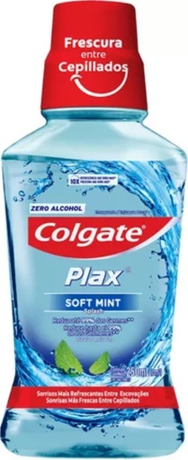 [254*Enj*0151084] Enjuague bucal plax soft mint - Colgate
