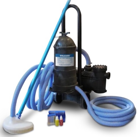 [256*Equ*115000] Equipo de filtracion portatil 0.5 hp tanque con cartucho - Vulcano 115000