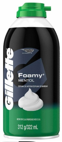 [278*Esp*0104681] Espuma de afeitar mentol x 312 gr - Gillete
