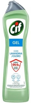 [158*Cif*0104201] Gel con lavandina y cloro x 500 ml - Cif