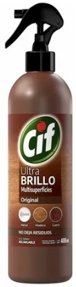 [1286*Lus*0174145] Gatillo lustramuebles multisuperficies ultrabrillo original x 400 ml - Cif
