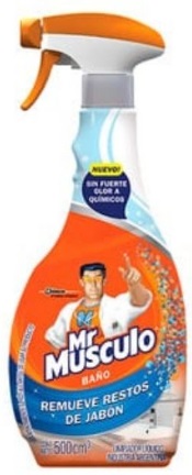 [310*Gat*0104226*720] Gatillo limpia baño remueve restos de jabon x 500 cc - Mr. Musculo