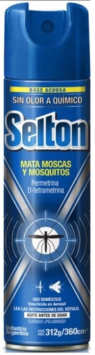 [628*Sel*0173303] Insecticida mata moscas y mosquitos sin olor x 360 cc - Selton